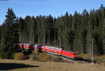 143 332-5 mit der RB 17271 (Freiburg(Brsg)Hbf-Seebrugg) bei Altglashütten 30.10.16