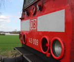 Detailansicht von 143 009, als sie als RB 27 (Koblenz Hbf - Rommerskirchen) ihren Endbahnhof erreicht hat.