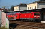 Die Magdeburger 143 908 steht am 26.09.09 mit dem RE aus Dresden nach Leipzig in Wurzen. Wo es die Magdeburger Loks hinverschlgt!