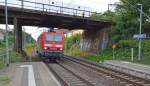 143 278-0 als Lokzug im Bereich des Haltepunktes Leipzig-Sellerhausen (untere Bahnsteige), Richtung L.-Paunsdorf/Engelsdorf; 28.08.2012