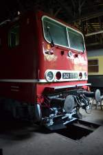 243 117-9 im Eisenbahnmuseum Weimar (Bw Weimar) 10.08.2014