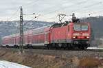 29.01.2017 Streckenabschnitt Uhingen 143 145-1