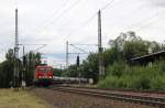 MEG 604 (91 80 6143 257-4 D-MEG) zu sehen am 07.07.14 bei der Ausfahrt in Saalfeld/Saale.