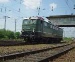 Lokparade im DB Museum Koblenz-Ltzel am 21.05.2011 zu dessen 10 jhrigen Bestehen.E50 091.