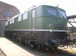 Lok E50 091 im Eisenbahnmuseum Koblenz.