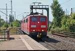 Erzzug mit 151 098-1 und 151 ??? DB (?) durchfährt den Bahnhof Uelzen auf Gleis 102 Richtung Lüneburg.
[7.8.2018 | 12:53 Uhr]