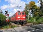 BR 151 084-1 + BR 151 *** - * (Orientrot) mit Kohlezug 

B 28 Dsseldorf,25.09.2007