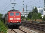 151 146-8 mit einem Umleiter am Heimeranplatz, 21.08.2008