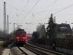 RAILION DB Logistics 151 149-2 mit einem Gterzug Richtung Koblenz, in Erbach (Rheingau); 24.03.2010