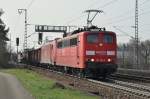 151 021 + 185 226 Graben-Neudorf 25.03.2011