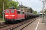 151 043-7 DB Schenker Rail in Hochstadt/ Marktzeuln am 07.05.2012.