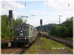 151 049-4 durchfhrt mit einem gemischten Gterzug den Bahnhof Bullay an der Strecke Trier - Koblenz Richtung Norden. 5.9.06