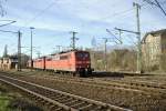 151 094 mit Schwesterlok am 20.04.2013 in Lehrte