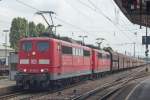 151 045-2 und 151 071-6 in Neuwied am 13.07.2013