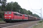 151 063 und 151 082 am 22.09.2013 bei Friesack/Mark