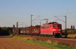 Am 2.Oktober 2013 war DBSR 151 085 mit EZ 52287 HSR -> FKR bei Elze(Han) auf dem Weg Richtung Sden.