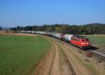 151 006 mit einem Kesselzug am 13.03.2014 bei Dettenhofen.