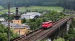 151 103-9 hat am 17.06.14 Schubdienst an der Frankenwald Nordrampe.