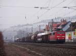 Am 26.3.13 hatte 151 041 die Ehre einen Mischer über die Steigungsreiche Strecke nach in Richtung Ulm zu transportieren.