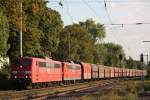 151 086 mit einer weiteren 151er und einem Kohlezug in Ratingen-Lintorf.