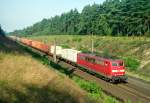 151 138 mit IKE 50516 (Mnchen Ost–Hamburg-Billwerder) am 17.07.2004 zwischen Jesteburg und Maschen