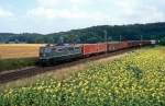 151 014  bei Vaihingen ( Enz ) Nord  11.08.89