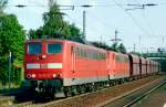 151 112 mit CSQ 60204 (Beddingen VPS–Hamburg-Waltershof) am 27.09.2006 in Ashausen