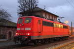 151 126-0 DB Cargo in Pressig/ Rothenkirchen am 26.12.2016.