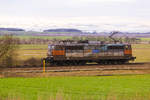 HSL 151 145-0 (91 80 6151 145-0 D-HSL) mit  BDJ Werbung  Lz in R. 
Angermünde (Uckermark).
20/01/2021