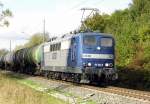 Am 15.10.2014 kam die 151 152-6 (262) von der RBH aus Richtung Salzwedel und fuhr weiter in Richtung Stendal .