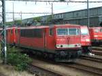 BR 155 221-5 vor BR 155 038-3 (Railion) und BR 155 138-1 in  Wanne Eickel Hbf.