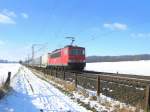 155 258-7 wird gleich mit einem Kombizug Reinfeld (Holst.) auf dem Weg nach ALSK Durchfahren.