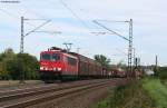 155 206-6 mit einem Mischer gen Sden am Esig Elze 19.8.10