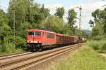 155 262-9 fuhr an 11.06.11 durch Unkel.