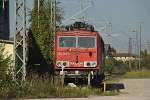 155 222 in Ex-Bw Lehrte, am 02.10.2011