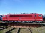 250 250-8 in iher alten DR Lackierung, zusehen am 09.10.11 im BW Weimar.