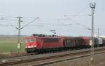 155 268-6 mit Gz bei Iphofen am 29.03.2012