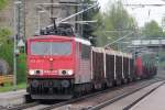 155 201-7 DB Schenker Rail in Hochstadt/ Marktzeuln am 05.05.2012.