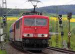 155 211-6 DB bei Horb am 09.05.2012.