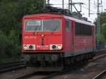 155 271-0 auf Bahnhof Bad Bentheim am 11-7-2012.