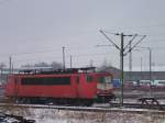 155 214 war am 19.03.13 in Zwickau/Sachs. hier gegenber vom Bahnsteig 5 zusehen.