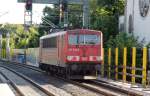 15.6.13 / 155 030-0 als Durchfahrer in Leipzig-Plagwitz