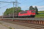 Am 06.07.2013 bespannte 155 243-9 ersatzweise fr eine Ausgefallene 185er den GB 49155 nach Bludenz, auf dem Deutschen Teil bis Basel.