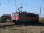 155 061,am 14.Oktober 2013,unterwegs in Mukran-Mitte.