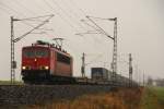 155 260-3 DB Schenker bei Reundorf am 08.01.2015.