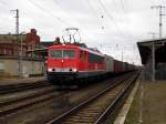 Am 21.02.2015 kam die  neue 155 059-9 (710) von der MEG aus Richtung Magdeburg nach Stendal und fuhr weiter in Richtung Wittenberge .