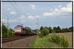 155 219 mit dem 87er am ehmaligen Po.81 bei Plauen.