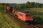 155 103 mit EZ 50761 (Maschen Rbf–Seelze Rbf) am 16.05.2014 zwischen Maschen Rbf und Jesteburg