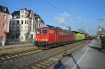 155 229-8 am 15.03.2016 bei der Durchfahrt Bahnhof Lippstadt Richtung Soest