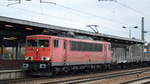 DB Cargo Deutschland AG mit der Rpool 155 191-0 (9180 6 155 191-0 D-Rpool) und einem PKW-Transportzug Richtung Frankfurt/Oder am 29.01.19 Bf. Flughafen Berlin-Schönefeld zum Personalwechsel-Kurzaufenthalt. 